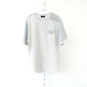 Tackma Noir Baseball Crewneck Tee